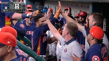 CLE@HOU: Altuve mashes a two-run homer to left field