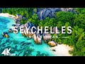 Flying over seychelles 4k u relaxing music along with beautiful natures  4k ultra