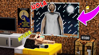 ¡GRANNY ESPANTA A BEBE NOOBSI EN LA NOCHE EN MINECRAFT! 😱😨BEBE NOOBSI Y BEBENOOB VS GRANNY