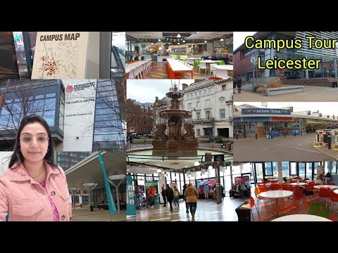 Opening Day at De Montfort University || Campus tour || Leicester City || Market View