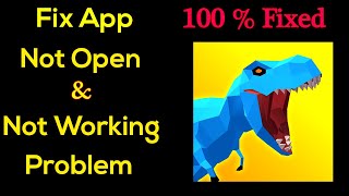 How to Fix Dinosaur Rampage App Not Working Problem Android & Ios - Not Open Problem Solved screenshot 1