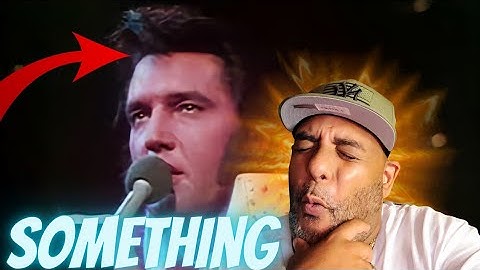 VIBE REACTS | Elvis Presley - Something (Aloha From Hawaii, Live in Honolulu, 1973) | REACTION!!!!!!
