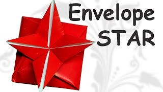 DIY EASY/ How to make origami envelope STAR / JULIA DIY