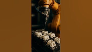 "Robot Arm Performing Precise Injection Molding | Advanced Plastic Manufacturing"