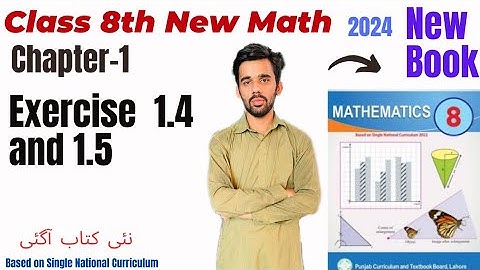 Class 8 Math New Book Chapter 1 Exercise 1.4 and 1.5 | New syllabus 2024 | Math with sufyan
