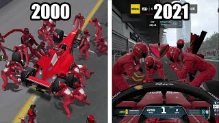 Evolution of F1 Pitstops in F1 Games ( 2000 - 2021) screenshot 3