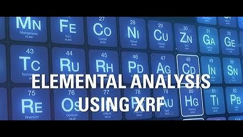 X ray Fluorescence Spectroscopy