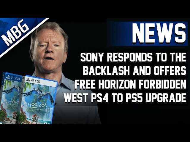 Horizon Forbidden West Will Offer Free PS4-to-PS5 Upgrades After All