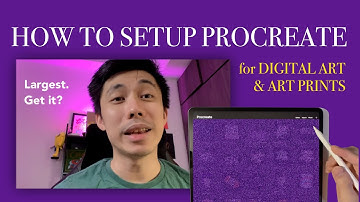 Setting Up Procreate For Digital Art (for your Art Prints and products on Print-on-Demand sites)