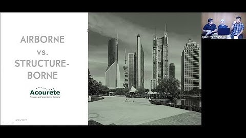 WEBINAR ACOURETE #2 | Airborne vs. Structure-borne Noise