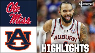 Ole Miss Rebels vs. Auburn Tigers | Full Game Highlights | ESPN College Basketball