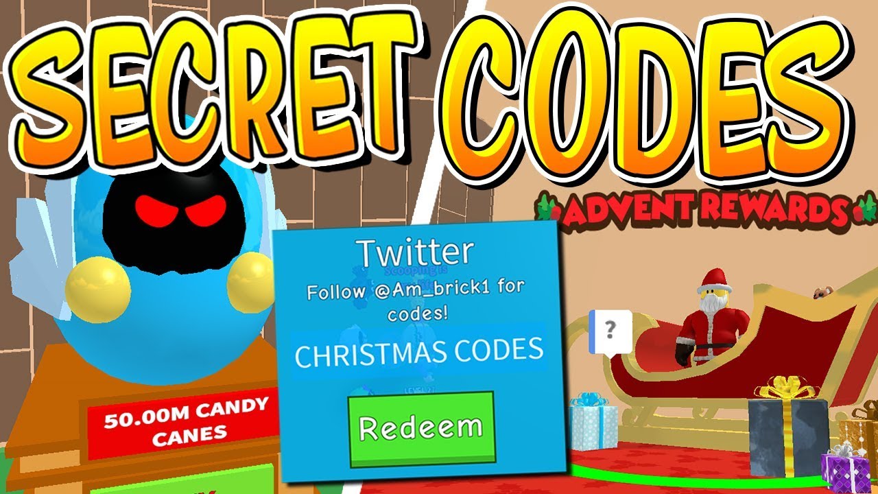 SECRET CANDY CANE CODES IN ROBLOX ICE CREAM SIMULATOR YouTube