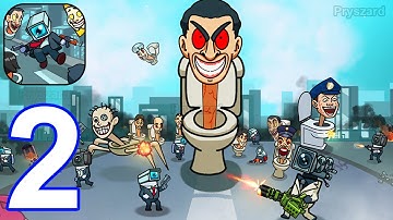 Toilet Monster Survival Battle - Android Gameplay Walkthrough Part 2 New Update (iOS, Android)