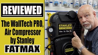 The WALLTECH PRO, Wall mounted compact air compressor by Stanley "FATMAX"