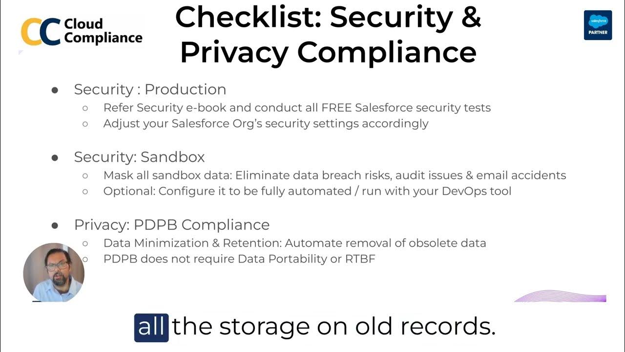 Check list for Security and Privacy Compliance in Salesforce for India ...