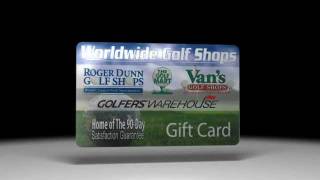 The Ultimate Golf Gift Card - Redeemable online or in-store