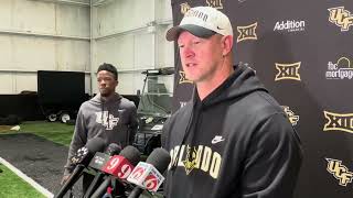 UCF football coach Scott Frost talks first impressions as Knights start spring practice