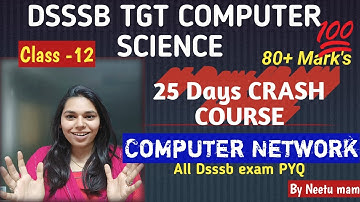 Day 12- DSSSB COMPUTER NETWORK  PYQ || COMPUTER SCIENCE || Ns classes
