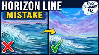Where Should the Horizon Line Go? 🌊 Acrylic Seascape Tips for Beginners