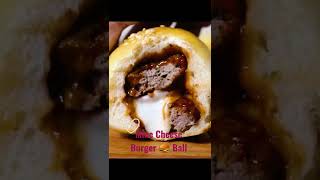 Mini Cheese Burger Ball 🧀🍔 #Shorts ❤️ | ميني تشيز برجر بول | رمضان خاص