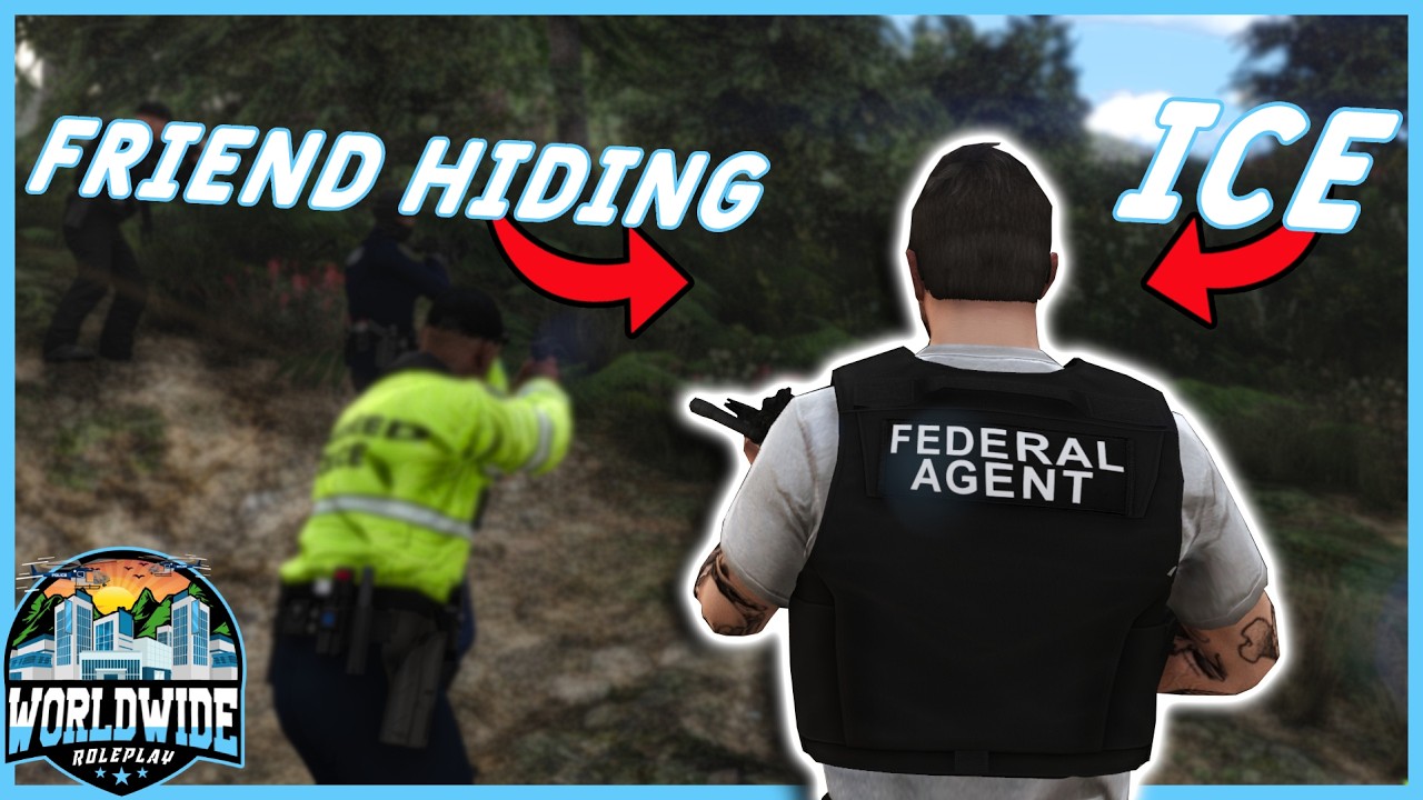 Me and my friend RAN from ICE in GTA RP | WorldwideRP