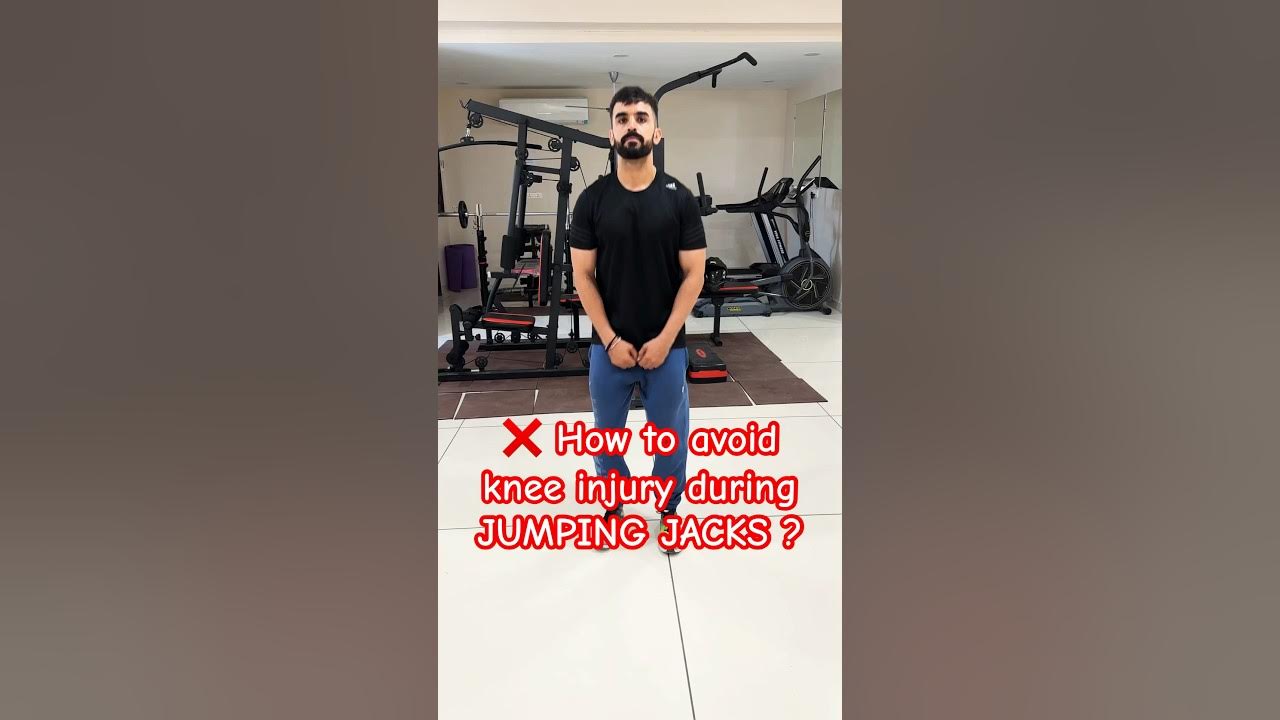 Jumping Jacks & knee pain facts.fitnessfacts healthtips exercise 