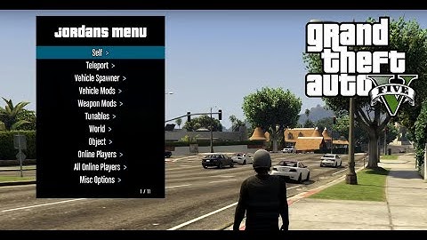 GTA 5 PC Best Mod Menu Online 1.31 (Jordans v1.4)