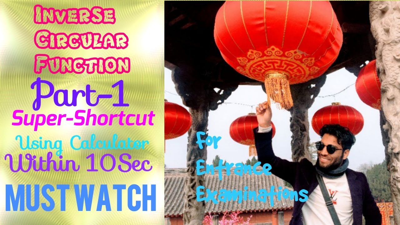 Inverse Circular Function |Part-1|Super Shortcut| Using Calculator | In Nepali | Brijkishor