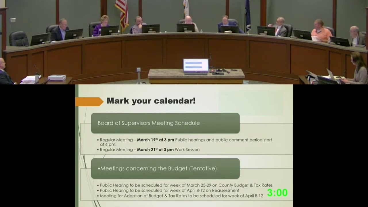 Franklin County Board of Supervisors Work Session Meeting 03-12-2024 -  YouTube