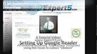 Tutorial Google Reader - RSS Feeds - Gilbert Arizona Business Consultant