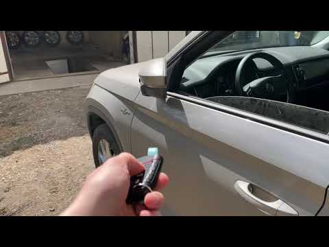 Skoda Kodiaq. Штатная сигнализация + звуковое оповещение при закрытии