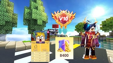 BEDWARS But In VIP 10 Account ll Blockman Go