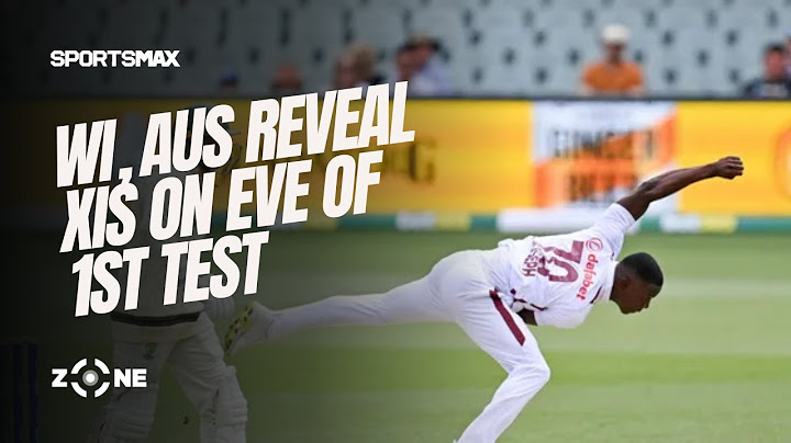 West Indies, Australia reveal XIs on eve of 1st test | SportsMax Zone