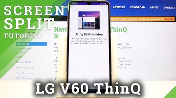 How to Use Split Screen in LG V60 ThinQ – Create Double Screen