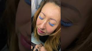 Different Colored Lash Extensions
