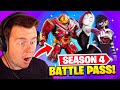 *NEW* CHAPTER 3 Season 4 BATTLEPASS In Fortnite! (100% Unlocked)