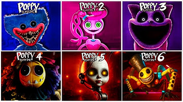 Poppy Playtime Chapter 1, 2, 3, 4, 5, 6 Full Gameplay Walkthrough & Ending (No Commentary 4K60FPS)