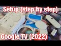 Chromecast with google tv how to install  setup step by step