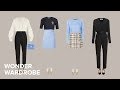 Petite Styling Tips: outfits ideas and capsule wardrobe example.