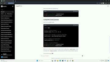 python array deep copy