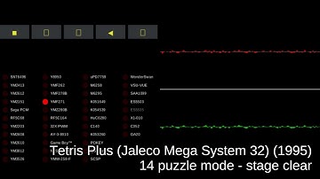 Tetris Plus (Jaleco Mega System 32) - track 14 puzzle mode - stage clear
