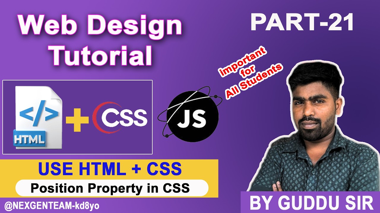 Ch - 21 Position Property in CSS: A Complete Guide to Static, Relative ...