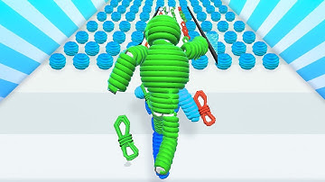 Rope-Man Run | 👸🥒🍔 All Levels Gameplay Trailer Android,ios New Game|shorts