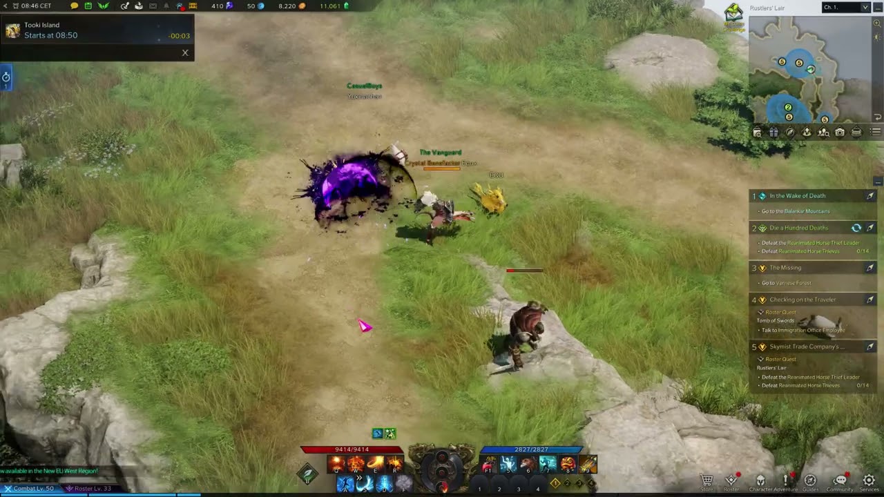 UNAS TASKS Gameplay of DIE A HUNDRED DEATHS in LOST ARK