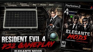 Resident Evil 4 PS2 Mod Gameplay Elegant Mods Edition wow 😱👌