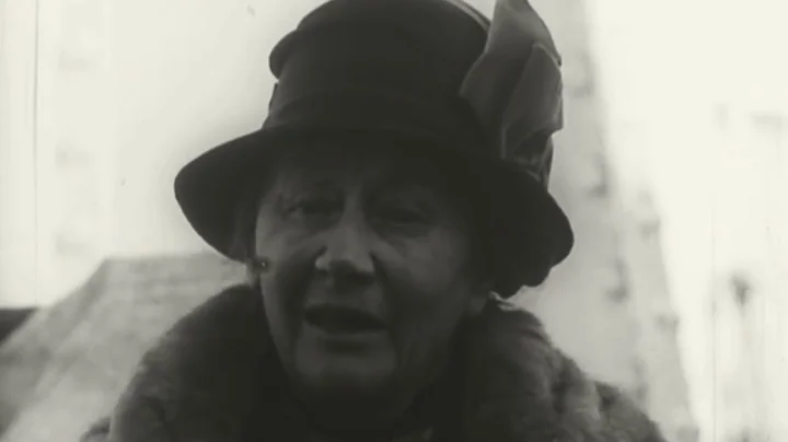Only known footage of Alice Liddell. (The inspirat...