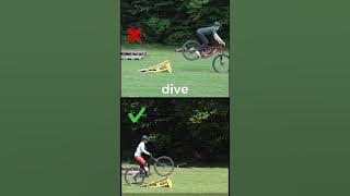 How to jump: Avoid nose dives on Mountain Bike Jumps - MTB Jump Technique #mtbcoaching