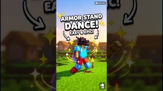 Learn how to make a Dancing Armor Stand in Minecraft! ⛏️💎🕺