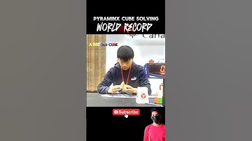 ☠️Pyraminx Cube Unbelievable Solving 1.15 sec | World Record #shorts #viral #rubikscube #brazil