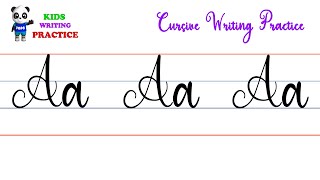 Cursive handwriting practice | Cursive writing A to Z | Cursive writing | Writing practice